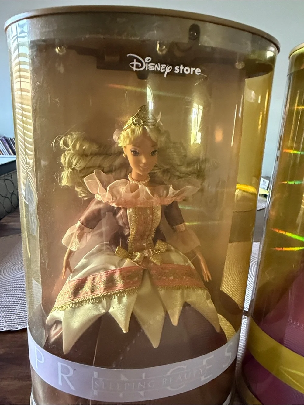 Disney Princess Sleeping Beauty & Belle Dolls Collectible Lot of 2